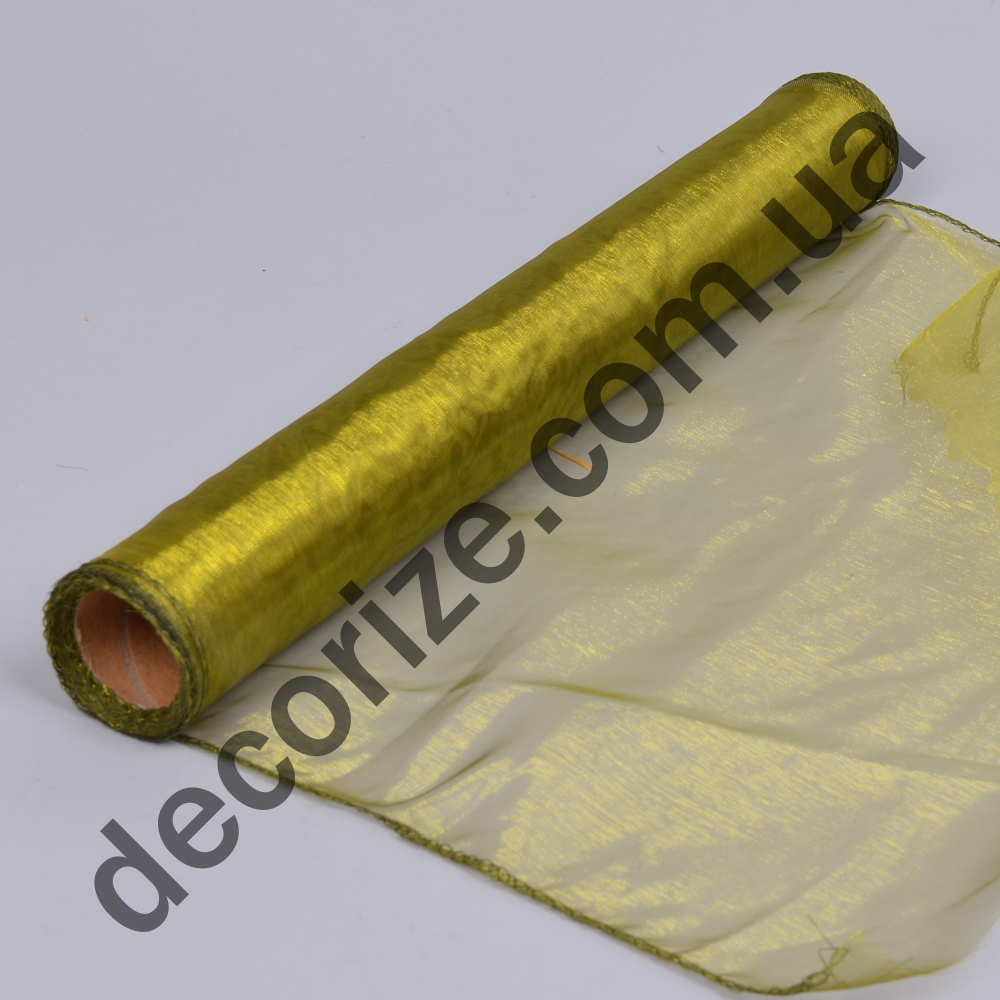 органза оливковая 40 см